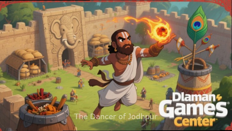 Indian community playing The Dancer of Jodhpur Group of Indian gamers of different ages playing The Dancer of Jodhpur on mobile devices during a community event